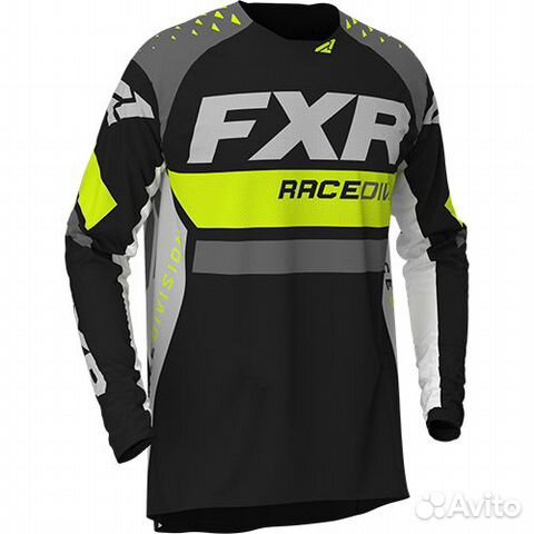 Джерси FXR revo MX jersey Hi Vis/Black/Char/White