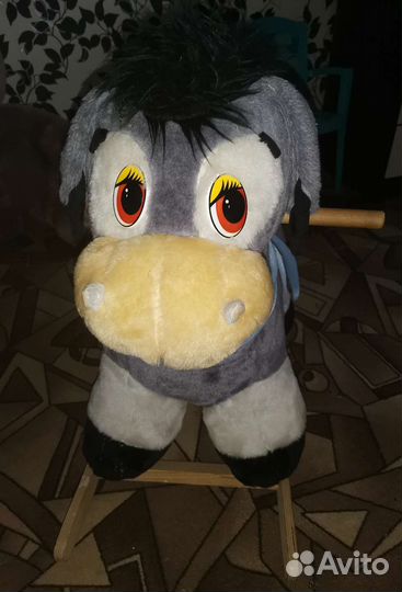 Детская качалка ослик