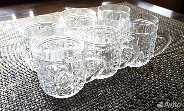 Набор хрустальных кружек
