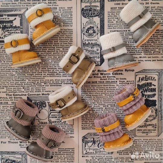 Обувь (сапоги) для кукол блайз/руруко/момоко/бобол