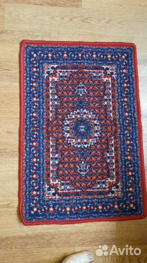 Придверный коврик икеа скивхольме, красный/синий