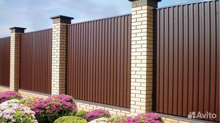 Забор из профнастила