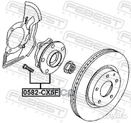 Ступица 0582CX5F Febest