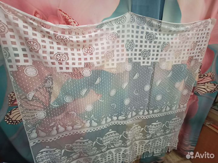 Тюль на кухню 162х155 см