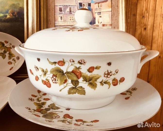 Столовый сервиз ГДР фарфор Ильменау на 6 персон