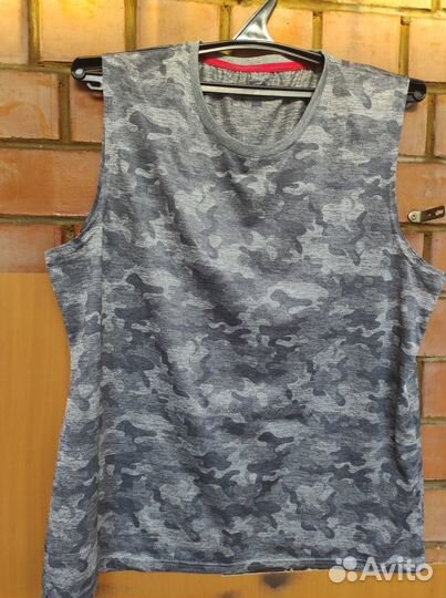 Майка камуфляж LOW. Футболка Domyos