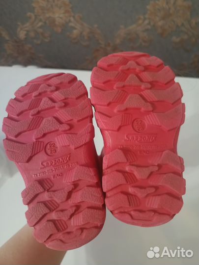 Детские резиновые сапоги