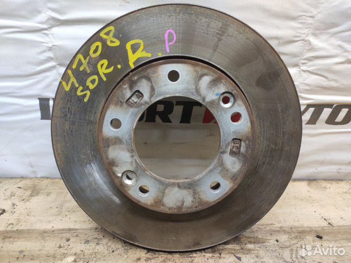 Диск тормозной передний Kia Sorento BL D4CB