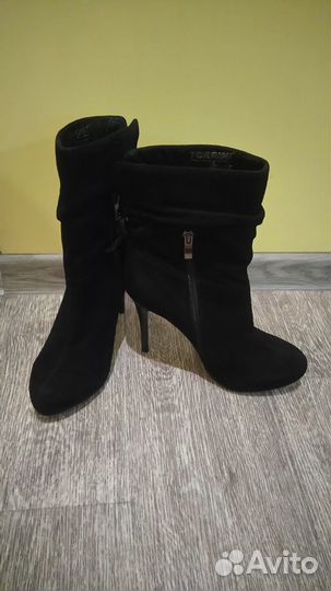 Продам ботильоны, натуральная замша