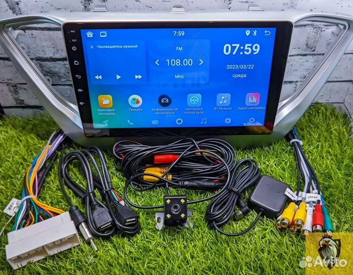 Магнитола 2/32 Hyundai Solaris 2+камера