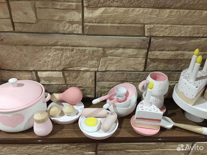 Кукольная игрушечная посуда « Сердечко»