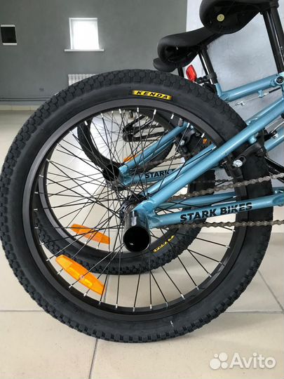 Велосипед Stark'21 Madness BMX 4 голубой/черный