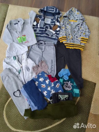 Пакет вещей на мальчика на весну 74-80
