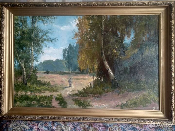 Картина маслом на холсте в раме