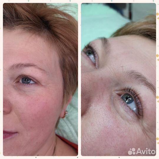 Ламинирование ресниц Архитектура бровей