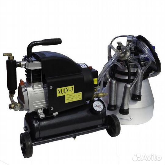 Доильный аппарат масляного типа мду-3В