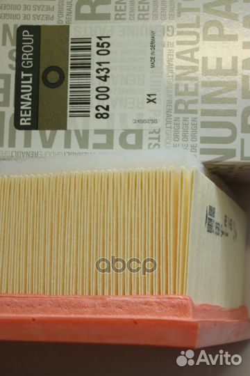 Фильтр воздушный двигателя 8200431051 renault