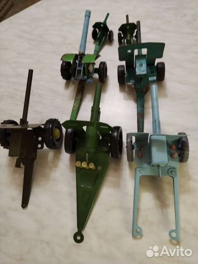 Пушки металлические ссср-военные игрушки