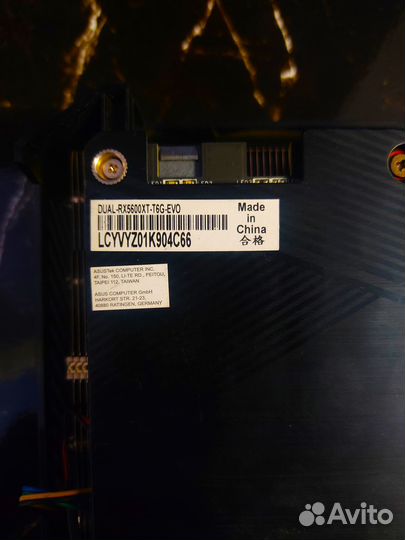 Asus dual Radeon RX 5600 XT EVO TOP Edition 6GB