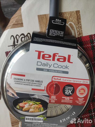 Сковорода tefal 22, 24, 26, 28 см