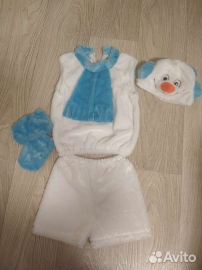 Костюм снеговика рост 122 см