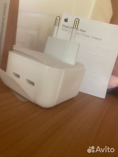 Адаптер apple 35W