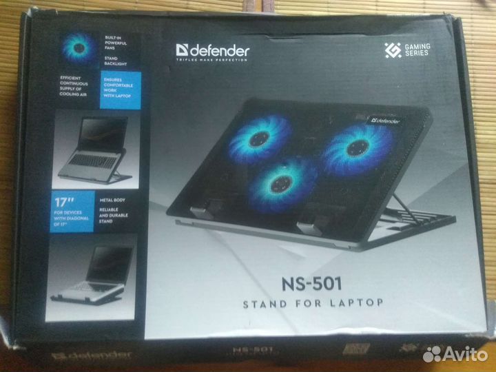 Охлаждающая подставкадля ноутбука, Defender NS-501