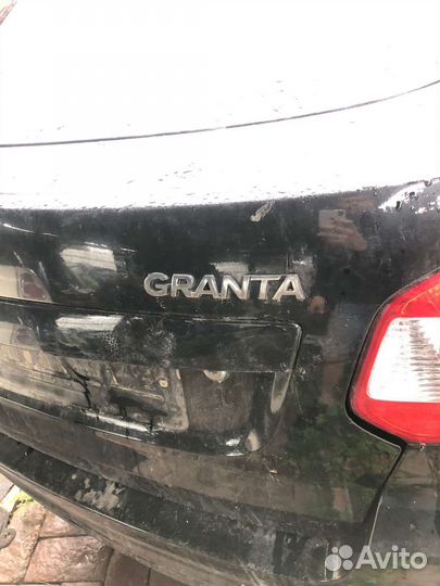 Крышка багажника с дефектом granta