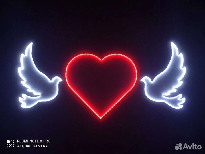 Холодные фонтаны на свадьбу, диодные буквы