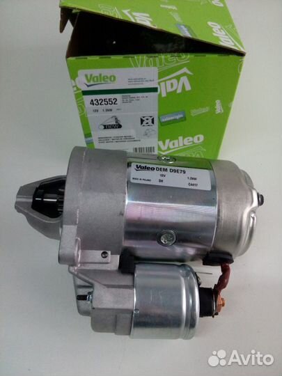 Стартер Valeo на renault / dacia