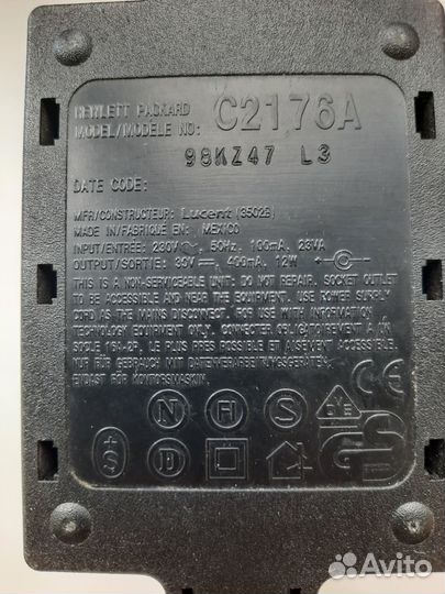 Блок питания Hewlett Packard C2176A /30V /400mA