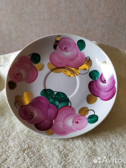 Блюдце винтаж Дулево СССР