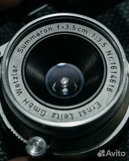 Leica M 35mm f3.5 Summaron Leitz Wetzlar Lens w/Ey