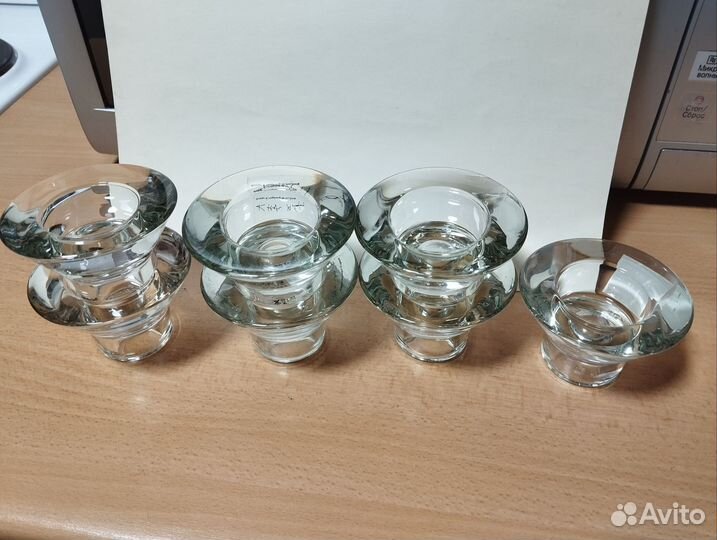 Подсвечник стекло 7 шт