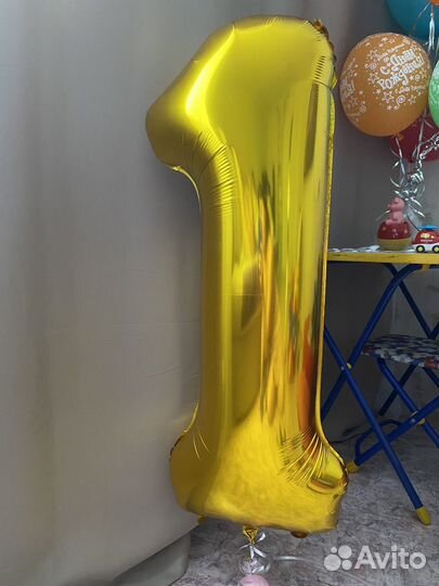 Цифра 1 шарик