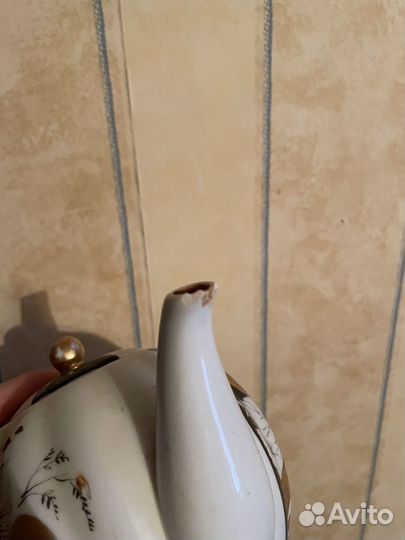 Чайный сервиз вербилки вечер в саду СССР