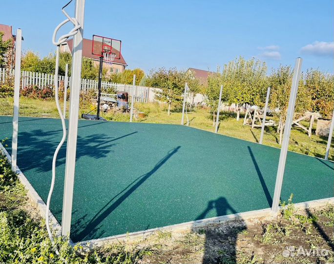 Бесшовное резиновое покрытие. Резиновая плитка