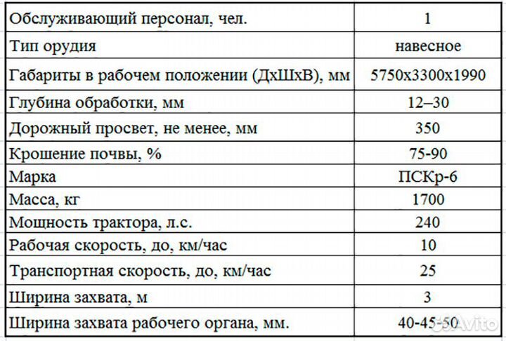 Плуг НПО«СУР» ПСКр-6-Серега, 2023