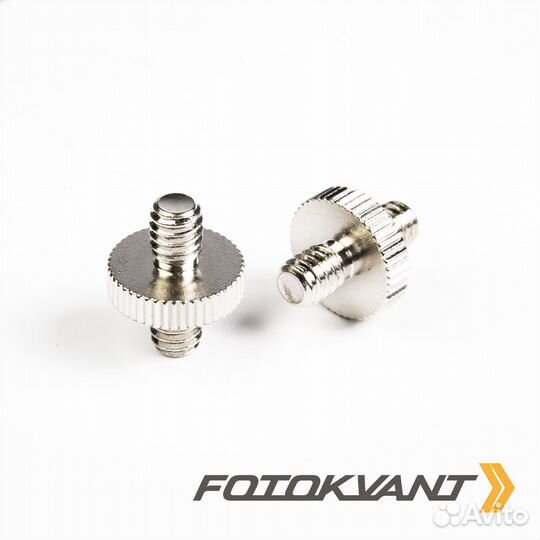Винт-переходник Fotokvant FLH-06-BR 1/4 дюйма и 1