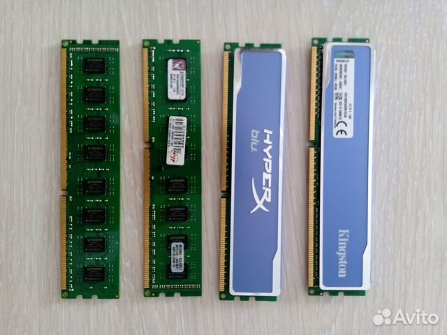 Оперативная память Kingston DDR3 2 гб 1600 мгц