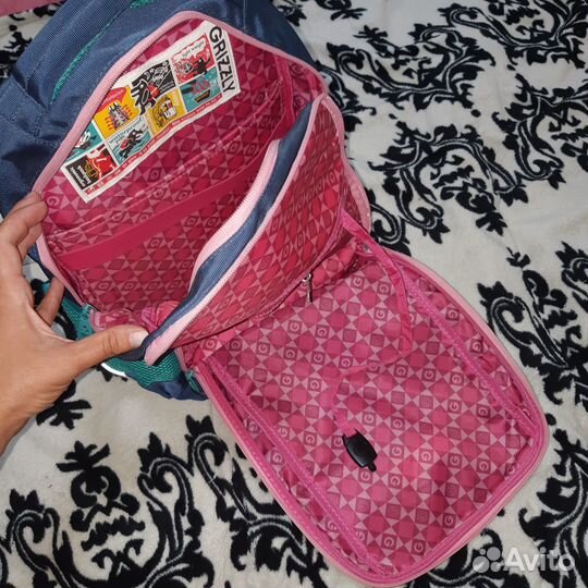 Школьный рюкзак для девочки, фирма Grizzly