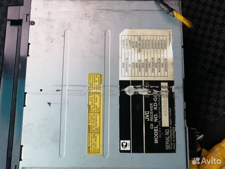 Магнитола jvc kd g827