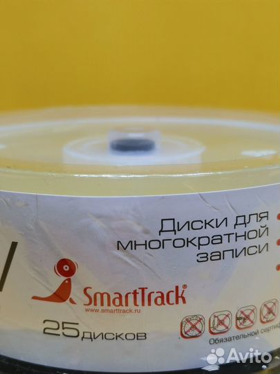Диск CD-RW, SmartTrack, 25 штук