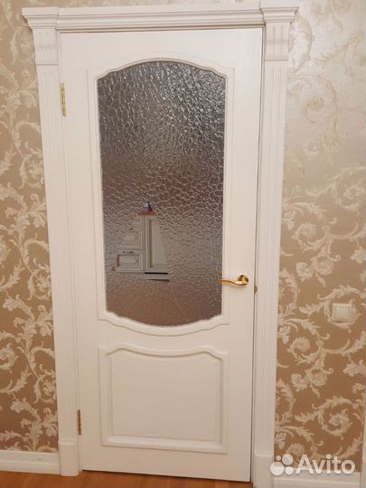 Замена стекла в межкомнатных дверях