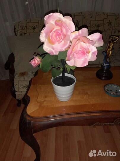 Светильник роза из изолона