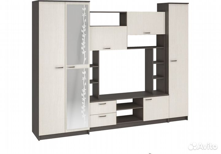 Готовые гостиные Марта-11 венге - дуб белфорд