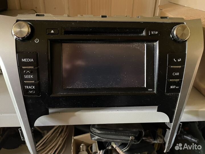Магнитола на toyota camry 50