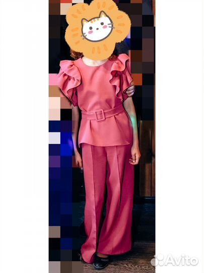 Костюм с брюками палаццо