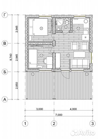 Модульный дом в Шерегеше
