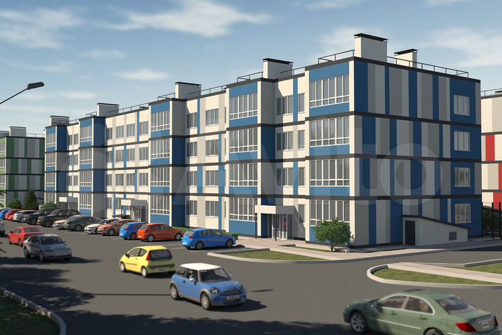 1-к. квартира, 51,8 м², 1/4 эт.